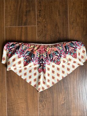 Giani Bini strapless boho swim top